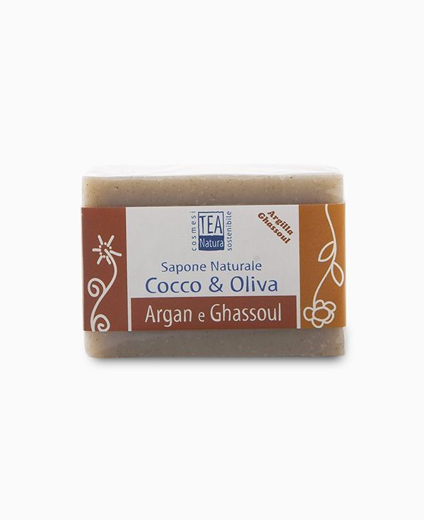 Sapone naturale ghassoul e argan