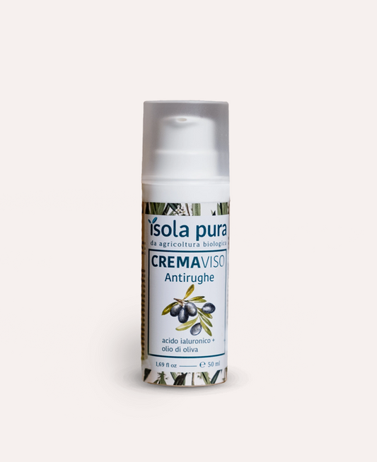 Crema viso antirughe all'olio di oliva
