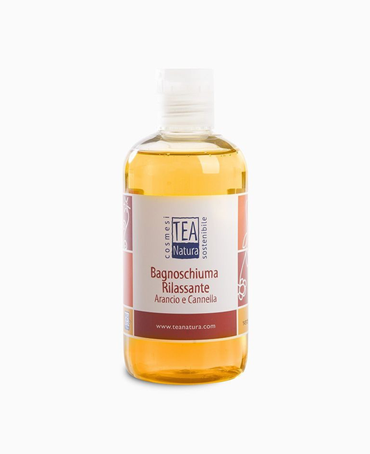 Bagnoschiuma rilassante arancio e cannella