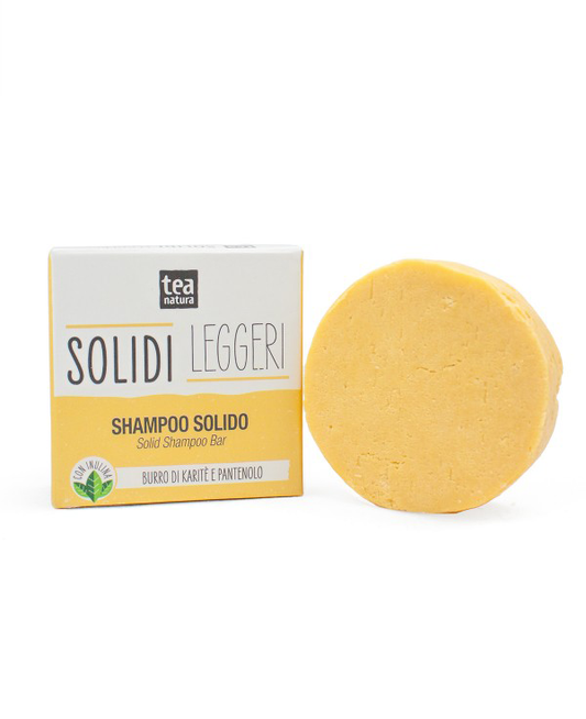 Shampoo solido con burro di karitè e pantenolo